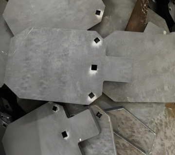 Placas de acero AR500 de 3/16 pulgadas