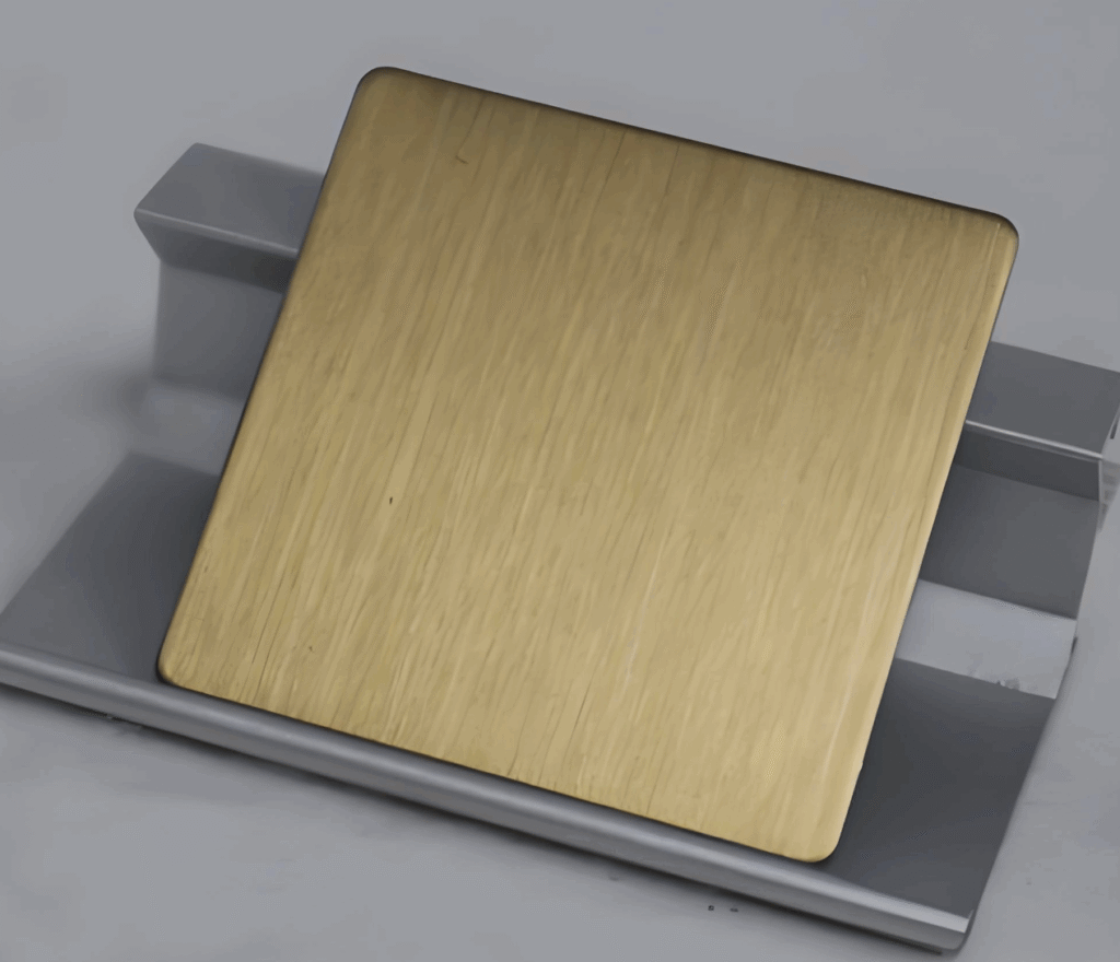 Vat goudgeplateerde vlekvrye staal roes?