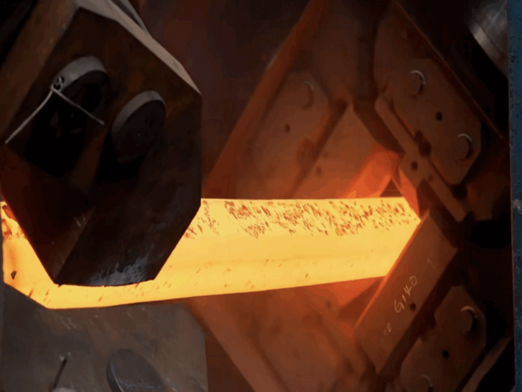 temper steel by heating & cooling