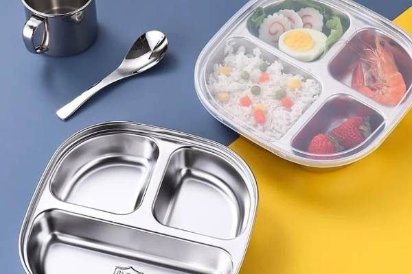 childrens stainless steel plates