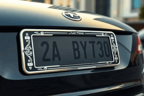 stainless steel license plate frame