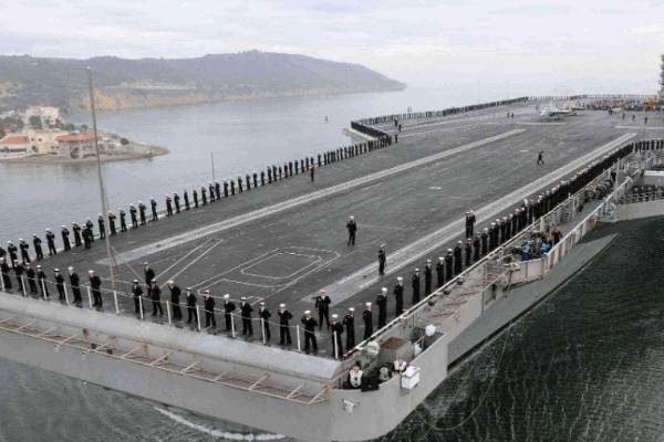 Steel plates are used for ship decks